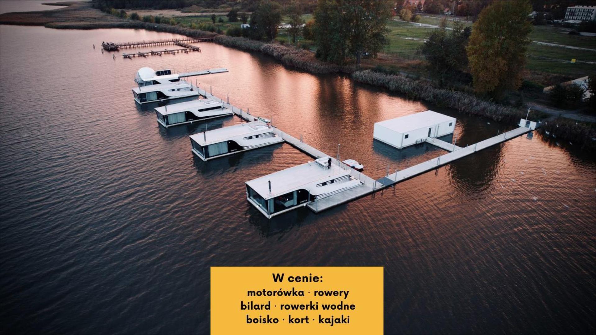 Grand Ht Houseboats - Domki Na Wodzie - Sauna, Jacuzzi, Kominek Großmöllen Exterior foto